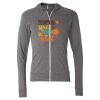 Triblend Lightweight Full-Zip Hooded Long Sleeve Tee Thumbnail