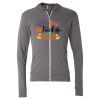 Triblend Lightweight Full-Zip Hooded Long Sleeve Tee Thumbnail