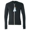 Triblend Lightweight Full-Zip Hooded Long Sleeve Tee Thumbnail