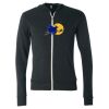 Triblend Lightweight Full-Zip Hooded Long Sleeve Tee Thumbnail