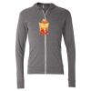 Triblend Lightweight Full-Zip Hooded Long Sleeve Tee Thumbnail