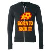Triblend Lightweight Full-Zip Hooded Long Sleeve Tee Thumbnail