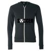 Triblend Lightweight Full-Zip Hooded Long Sleeve Tee Thumbnail