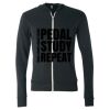 Triblend Lightweight Full-Zip Hooded Long Sleeve Tee Thumbnail
