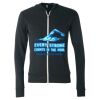 Triblend Lightweight Full-Zip Hooded Long Sleeve Tee Thumbnail