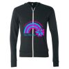 Triblend Lightweight Full-Zip Hooded Long Sleeve Tee Thumbnail