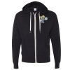 Unisex Heathered French Terry Full-Zip Hooded Sweatshirt Thumbnail