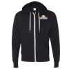 Unisex Heathered French Terry Full-Zip Hooded Sweatshirt Thumbnail