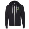 Unisex Heathered French Terry Full-Zip Hooded Sweatshirt Thumbnail