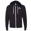 Unisex Heathered French Terry Full-Zip Hooded Sweatshirt Thumbnail