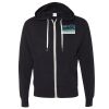 Unisex Heathered French Terry Full-Zip Hooded Sweatshirt Thumbnail