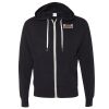 Unisex Heathered French Terry Full-Zip Hooded Sweatshirt Thumbnail