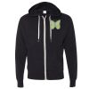 Unisex Heathered French Terry Full-Zip Hooded Sweatshirt Thumbnail