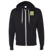 Unisex Heathered French Terry Full-Zip Hooded Sweatshirt Thumbnail