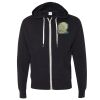 Unisex Heathered French Terry Full-Zip Hooded Sweatshirt Thumbnail