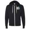 Unisex Heathered French Terry Full-Zip Hooded Sweatshirt Thumbnail