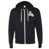 Unisex Heathered French Terry Full-Zip Hooded Sweatshirt Thumbnail