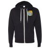 Unisex Heathered French Terry Full-Zip Hooded Sweatshirt Thumbnail