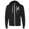 Unisex Heathered French Terry Full-Zip Hooded Sweatshirt Thumbnail