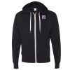 Unisex Heathered French Terry Full-Zip Hooded Sweatshirt Thumbnail