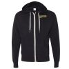 Unisex Heathered French Terry Full-Zip Hooded Sweatshirt Thumbnail