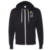 Unisex Heathered French Terry Full-Zip Hooded Sweatshirt Thumbnail