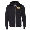 Unisex Heathered French Terry Full-Zip Hooded Sweatshirt Thumbnail