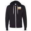 Unisex Heathered French Terry Full-Zip Hooded Sweatshirt Thumbnail