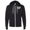 Unisex Heathered French Terry Full-Zip Hooded Sweatshirt Thumbnail