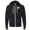 Unisex Heathered French Terry Full-Zip Hooded Sweatshirt Thumbnail