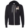 Unisex Heathered French Terry Full-Zip Hooded Sweatshirt Thumbnail
