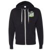 Unisex Heathered French Terry Full-Zip Hooded Sweatshirt Thumbnail