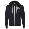 Unisex Heathered French Terry Full-Zip Hooded Sweatshirt Thumbnail