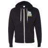 Unisex Heathered French Terry Full-Zip Hooded Sweatshirt Thumbnail