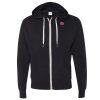 Unisex Heathered French Terry Full-Zip Hooded Sweatshirt Thumbnail