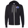 Unisex Heathered French Terry Full-Zip Hooded Sweatshirt Thumbnail