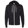 Unisex Heathered French Terry Full-Zip Hooded Sweatshirt Thumbnail