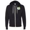 Unisex Heathered French Terry Full-Zip Hooded Sweatshirt Thumbnail