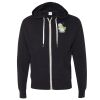 Unisex Heathered French Terry Full-Zip Hooded Sweatshirt Thumbnail