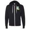 Unisex Heathered French Terry Full-Zip Hooded Sweatshirt Thumbnail