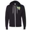 Unisex Heathered French Terry Full-Zip Hooded Sweatshirt Thumbnail