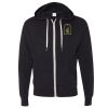 Unisex Heathered French Terry Full-Zip Hooded Sweatshirt Thumbnail