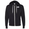 Unisex Heathered French Terry Full-Zip Hooded Sweatshirt Thumbnail