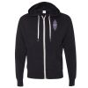 Unisex Heathered French Terry Full-Zip Hooded Sweatshirt Thumbnail