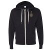 Unisex Heathered French Terry Full-Zip Hooded Sweatshirt Thumbnail