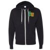 Unisex Heathered French Terry Full-Zip Hooded Sweatshirt Thumbnail