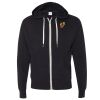 Unisex Heathered French Terry Full-Zip Hooded Sweatshirt Thumbnail
