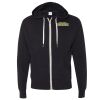 Unisex Heathered French Terry Full-Zip Hooded Sweatshirt Thumbnail