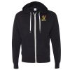 Unisex Heathered French Terry Full-Zip Hooded Sweatshirt Thumbnail