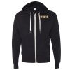 Unisex Heathered French Terry Full-Zip Hooded Sweatshirt Thumbnail